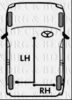 BORG & BECK BKB1923 Cable, parking brake